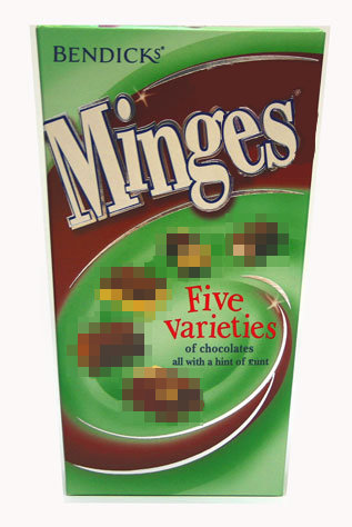 Box of Bendicks Minges - five varieties in one box